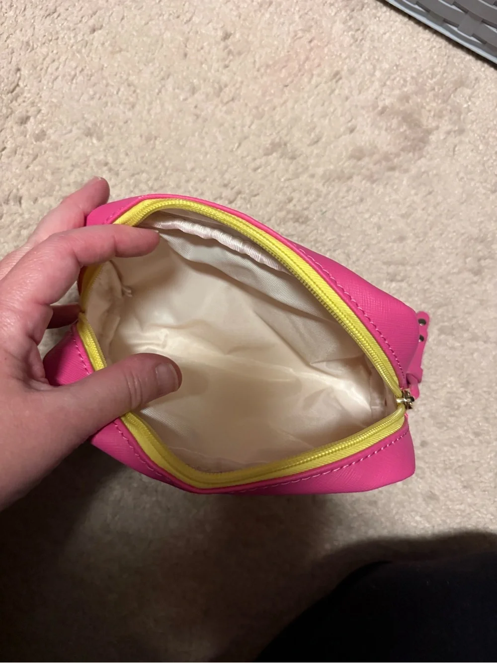 Spartina 449 Bright Pink Pineapple Cosmetic Pouch